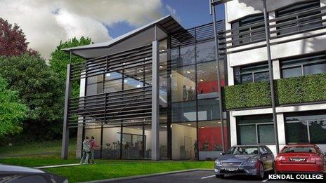 Artist's impression of new engineering centre