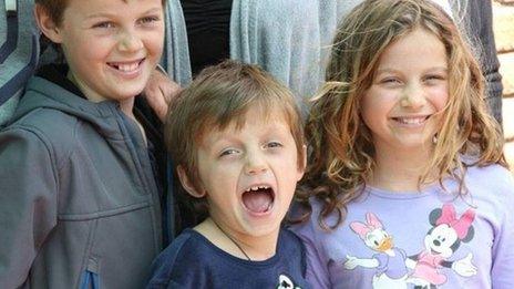 Mo Maslin, Otis Maslin and Evie Maslin, who died onboard Malaysia Airlines flight MH17