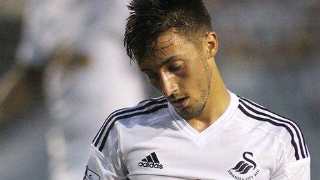 Swansea City midfielder Josh Sheehan