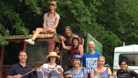 Tolpuddle Pilgrimage group