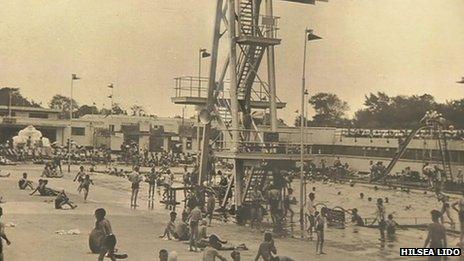 Hilsea Lido archive