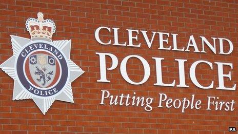 Cleveland Police sign