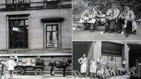 The last crate was removed from the old library in July 1934