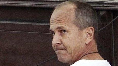 Peter Greste in court (March 2014)