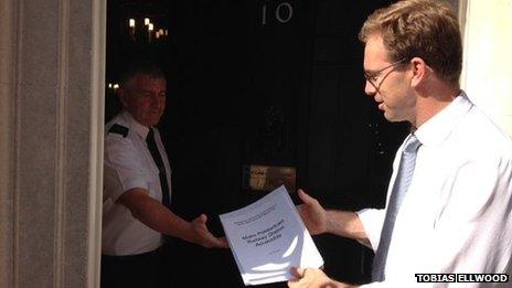 Tobias Ellwood at Downing Street