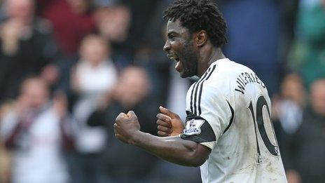 Wilfried Bony of Swansea City