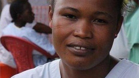 Health worker Adele Millimouno in Guinea - July 2014