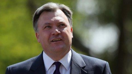 Shadow Chancellor Ed Balls