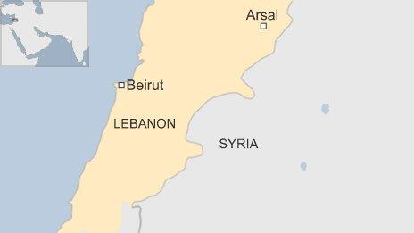 Lebanon Syria map