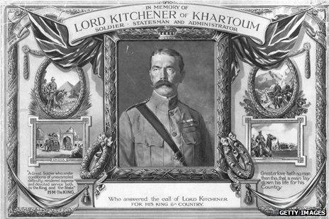 In memory of Field Marshal Lord Horatio Herbert Kitchener