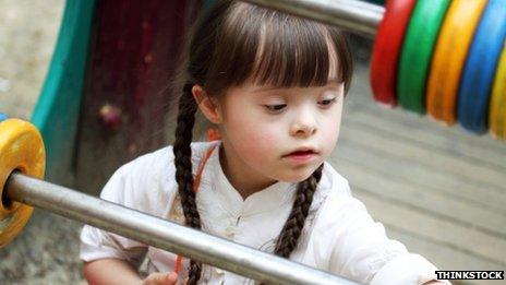 child in playground