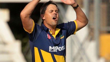 Jacques Rudolph is a worry for Glamorgan with a jarred shoulder