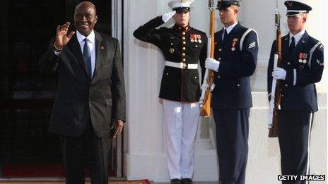 Ivory Coast's prime minister at White House