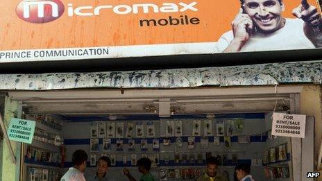 Micromax store in India