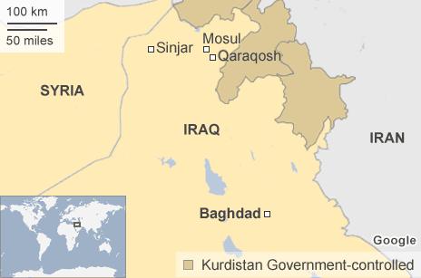 Map of Iraq