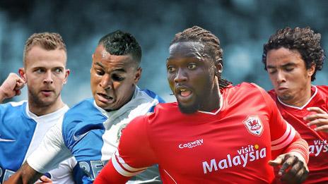 Jordan Rhodes, Josh King, Kenwyne Jones, Fabio