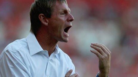 Stuart Pearce's claimed a comfortable victory in his first game in charge of Nottingham Forest