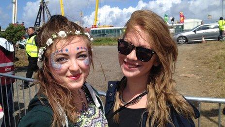 Emily (left) was hoping the site would re-open