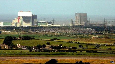 Heysham nuclear power stations