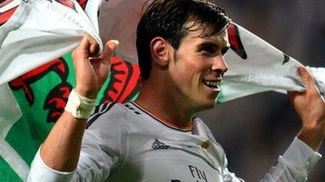 Bale celebrates Champions League win