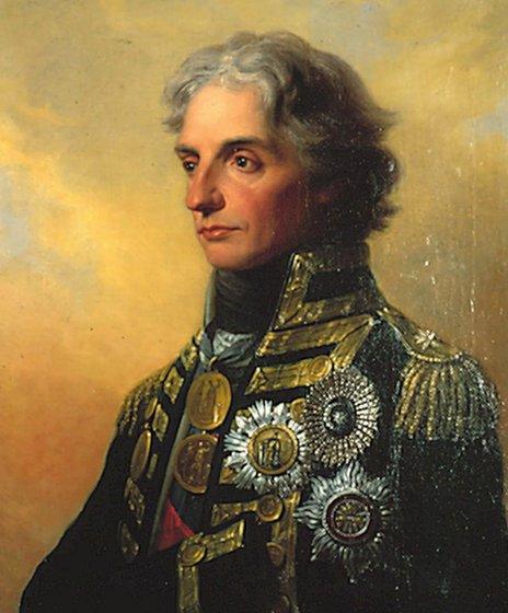 The Royal Navy Museum's official portrait of Admiral Lord Nelson