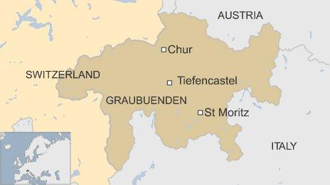 Map of Switzerland