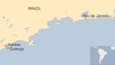 Map of Brazil