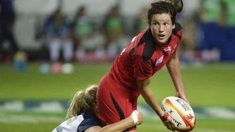 Canadian full-back Elissa Alarie