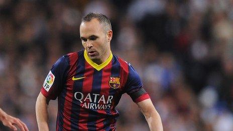 Barcelona's Andres Iniesta