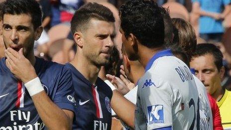 Thiago Motta and Brandao