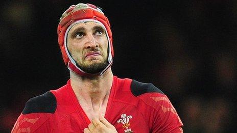 Lock Luke Charteris has won 48 caps for Wales