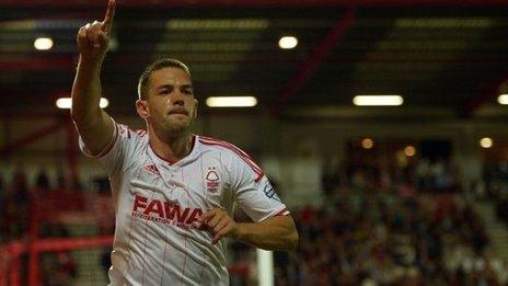 Matty Fryatt celebrates scoring the winner at Bournemouth