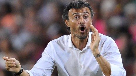 Barcelona manager Luis Enrique