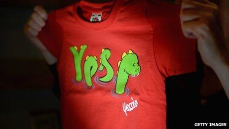 T-shirt for yes campaign