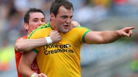 Donegal captain Michael Murphy