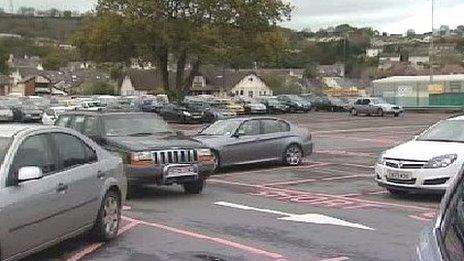 Car park in Llanelli