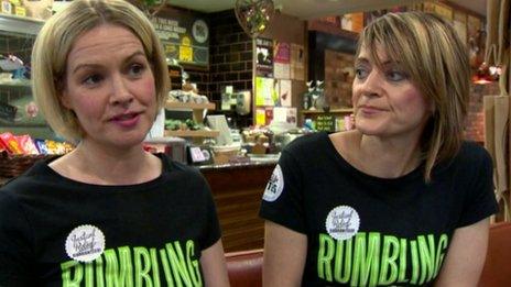 Siobhan and Michelle Reel opened a coffee shop in the city in 1994