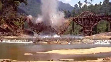 Scene from Bridge on the River Kwai