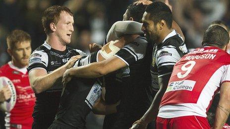 Hull FC celebrate