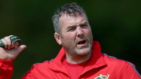 Munster coach Anthony Foley