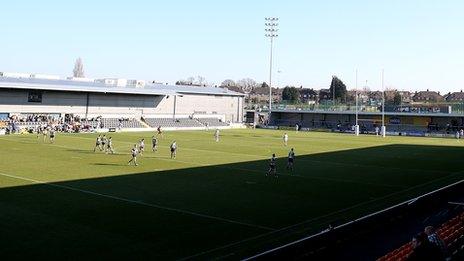 London Broncos playing at The Hive