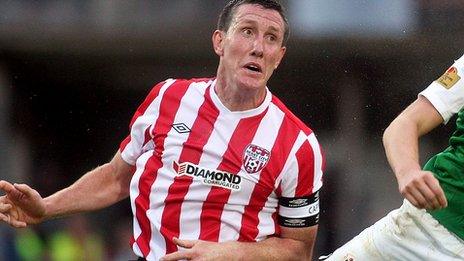 Derry City captain Cliff Byrne leaves the club by mutual consent