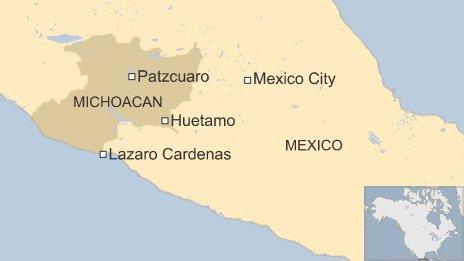 Map of Mexico