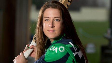 Isobel Joyce captains the Irish side