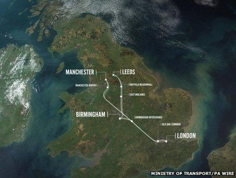 HS2 map