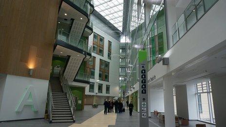 Interior of Southmead Hospital