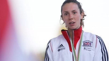 World modern pentathlon champion Samantha Murray