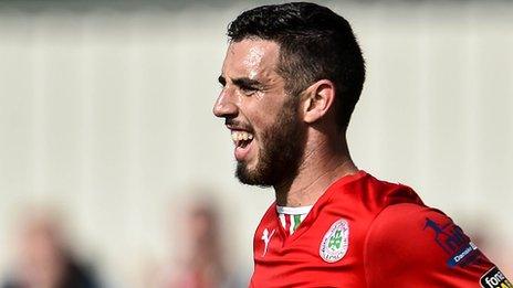 Cliftonville striker Joe Gormley