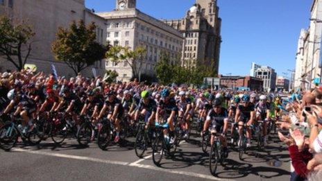 Tour of Britain in Liverpool 2014