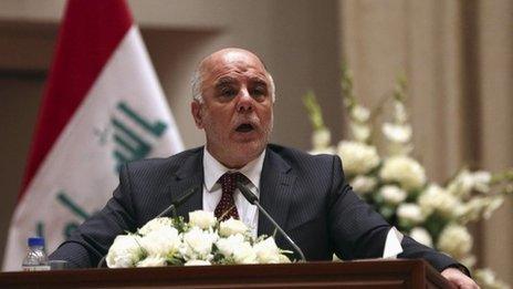 Iraq's new Prime Minister Haider al-Abadi (September 2014)